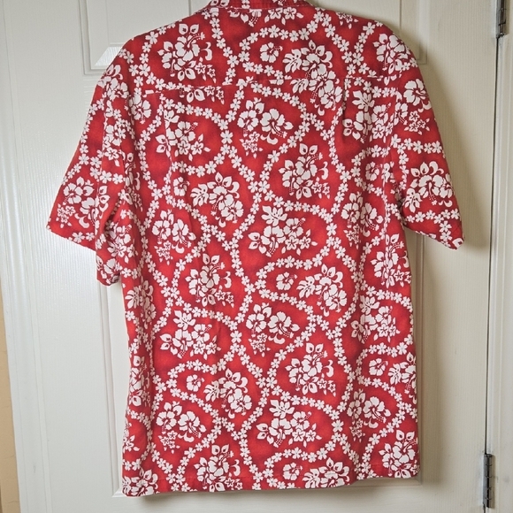 Source Unknown Red and White Casual Button Down Shirt - Picture 7 of 9